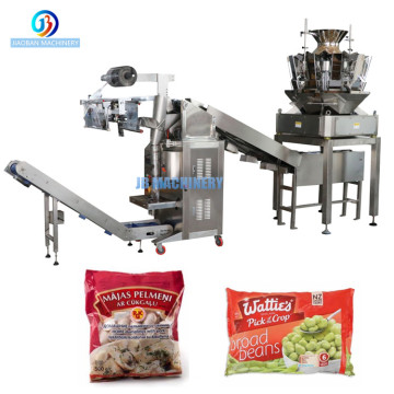 JB-300LD Automatic multi-use granule packing machine beans dumplings weighing packing machine bucket chain packing machine